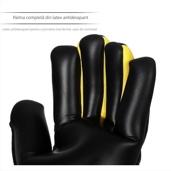 Mănuși de portar pentru fotbal, din latex, seria Royal 2.0, fără protecție a degetelor, personalizabile, Flying Shield