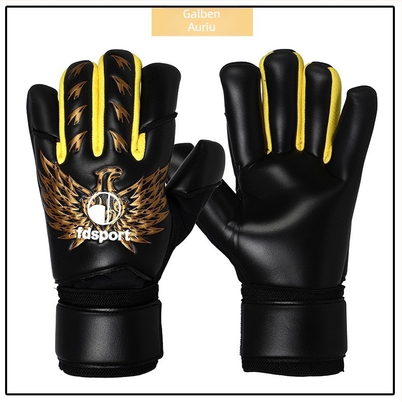 Mănuși de portar pentru fotbal, din latex, seria Royal 2.0, fără protecție a degetelor, personalizabile, Flying Shield