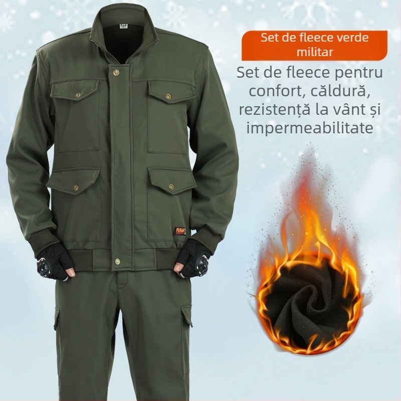 Îmbrăcăminte camuflaj pentru toamnă și iarnă - bumbac 100%, rezistent la uzură, rezistent la vânt, unisex