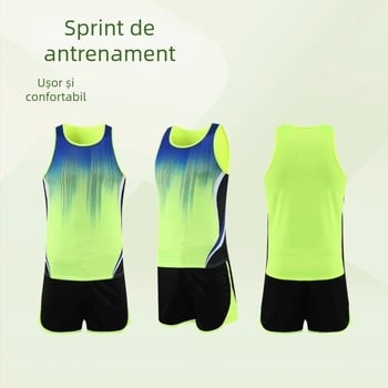 Set de trening pentru atletism pentru bărbați și femei — pentru alergare pe pistă, MXT6217, 100% poliester, căptușeală 100% poliester, atletism