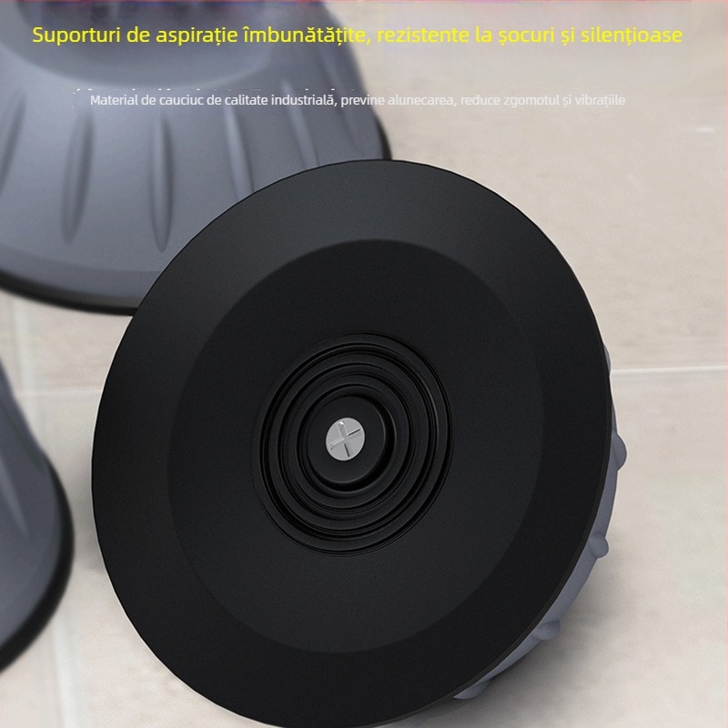 Picioare pentru mașina de spălat — universale, anti-alunecare, amortizor, înălțător, bază din plastic pentru spălat și frigider