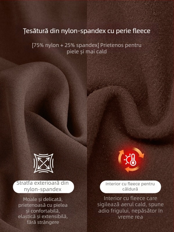 Hanorac de yoga pentru femei cu fermoar și guler înalt, fleece călduros, croială Slim, mâneci lungi, lungime pe șolduri, 75% nailon + 25% spandex