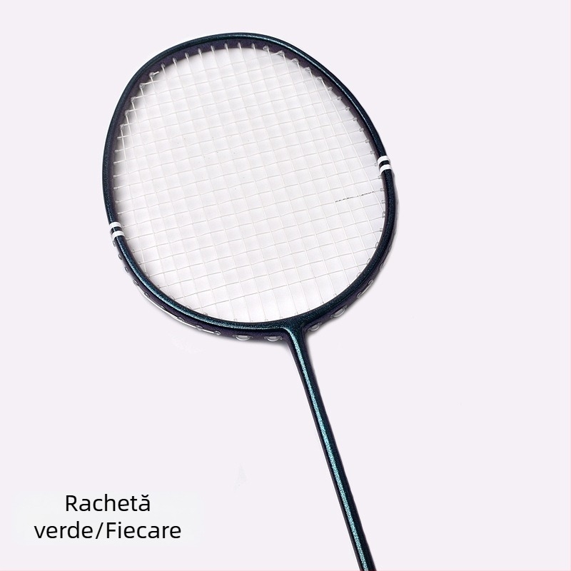 Rachetă badminton Guangyu, cadru din fibră de carbon, 75–79 g, mâner G5, tijă drept, pentru amatori juniori