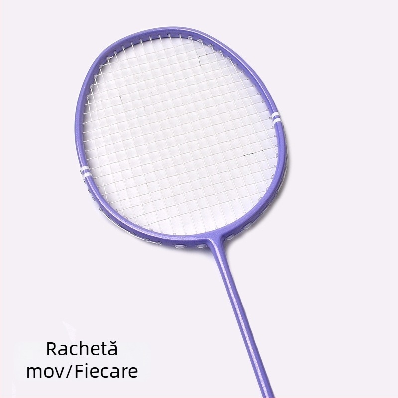 Rachetă badminton Guangyu, cadru din fibră de carbon, 75–79 g, mâner G5, tijă drept, pentru amatori juniori