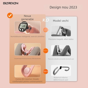 Joy Jump Antrenor pentru mușchii podei pelvieni, dispozitiv de modelare a picioarelor și corecție a șoldurilor — echipament de yoga