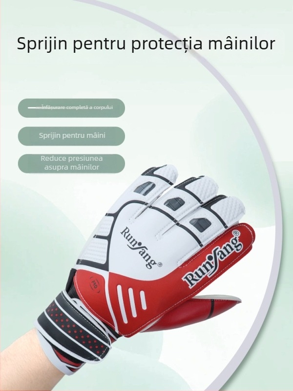 Mănuși de portar pentru fotbal, latex spong, unisex, pentru antrenament, marca Moisturize, personalizare disponibilă