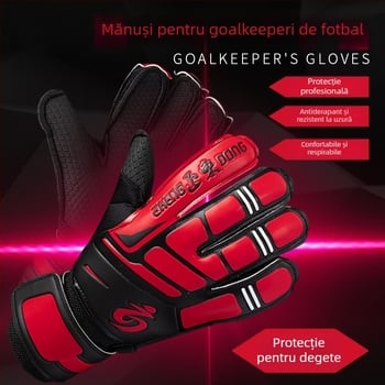 Mănuși de portar 618 – Zhengdong, unisex, protecție a degetelor, respirabile, rezistente la uzură, antiderapante, pentru fotbal