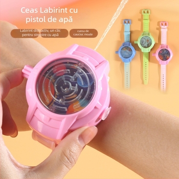 Jucărie de apă cu labirint pentru copii – pulverizare cu un singur buton, construcție din plastic, pentru copii 4–6 ani