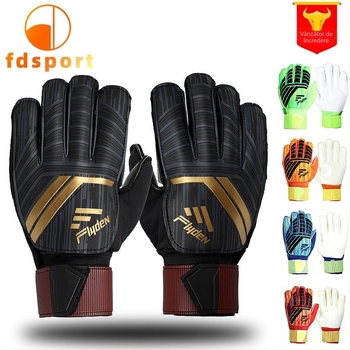 FDsport mănuși de portar din latex, cu protecție a degetelor, unisex, pentru fotbal