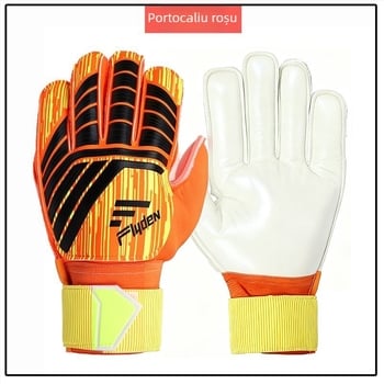 FDsport mănuși de portar din latex, cu protecție a degetelor, unisex, pentru fotbal