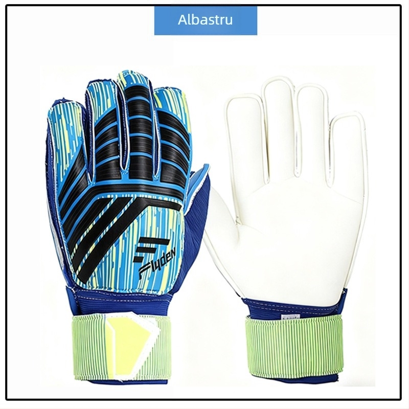 FDsport mănuși de portar din latex, cu protecție a degetelor, unisex, pentru fotbal