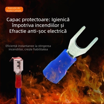 Fanlian Set blocuri terminale în cutie — 350 blocuri + 328 tuburi termocontractibile, în total 678 blocuri