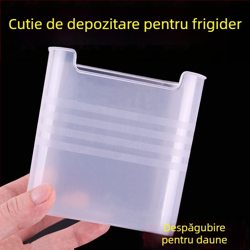 Cutie de depozitare pentru frigider — stil simplu, din plastic, de calitate alimentară, pentru fructe și legume, origine Yiwu