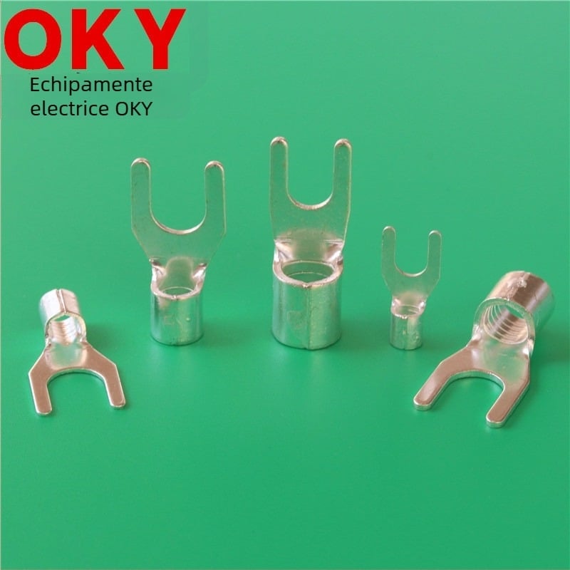 UT1.5-4 terminal presat la rece, din cupru, placat cu argint, 1 gaură, 220V, 2A