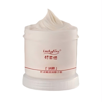 Luckyfine Mască de mână cu Sake Lees – Cremă, 330 g; Ingrediente: Job's Tears, Sake Lees; Eficacitate: Hidratare, Hidratant, Fermitate