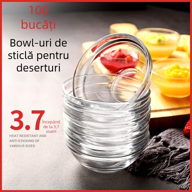 Vas de desert din porțelan cu os, formă rotundă, rezistente la microunde, personalizabile cu logo tipărit, modele variate, stil modern minimalist, calitate superioară