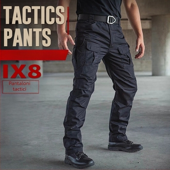 Archon Ix8 Pantaloni tactici pentru bărbați – impermeabili, respirabili, camuflaj, material din amestec de bumbac, buzunare multiple
