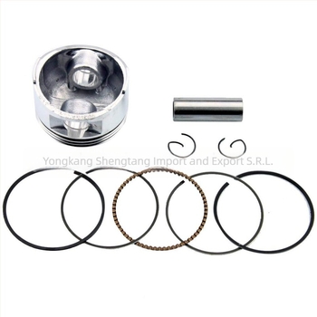 Kit piston 57,4 mm pentru GY6 150cc ATV/moped 157QMJ — 3 caneluri pentru inele, piston integral, inel cu suprafață cilindrică