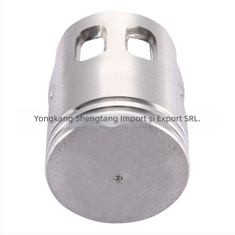 GOOFIT Kit piston 40 mm pentru motor în doi timpi 50cc Jog Minarelli PW50 scuter (diametrul pistonului 40 mm, 2 canale pentru inele, inel integrat, orificiu pentru pin 10×33, înălțimea comprimării 40)