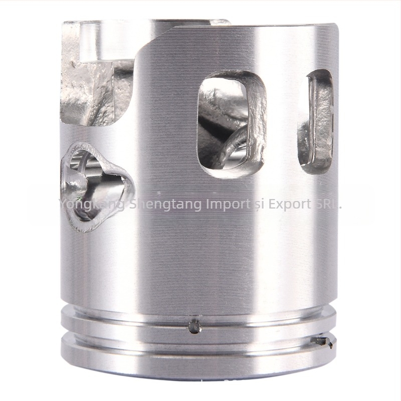 GOOFIT Kit piston 40 mm pentru motor în doi timpi 50cc Jog Minarelli PW50 scuter (diametrul pistonului 40 mm, 2 canale pentru inele, inel integrat, orificiu pentru pin 10×33, înălțimea comprimării 40)