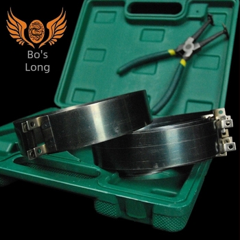 Set de clește pentru inelele de piston cu compresor de inele și unealtă de demontare – Boslon h006, utilizare industrială