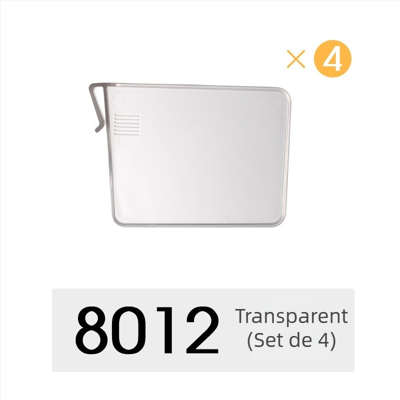 Clip divider din plastic pentru sertare și cutii de depozitare, design simplu și modern, montaj tip cârlig, pentru cutii de depozitare, 1 strat