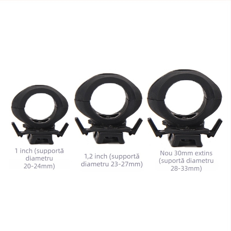 Accesoriu pentru cască de bicicletă cu iluminare laterală și montaj pe șină; material: nylon plastic; brand Shellfish; procesare personalizabilă; logo tipărit; etichetă privată licențiată