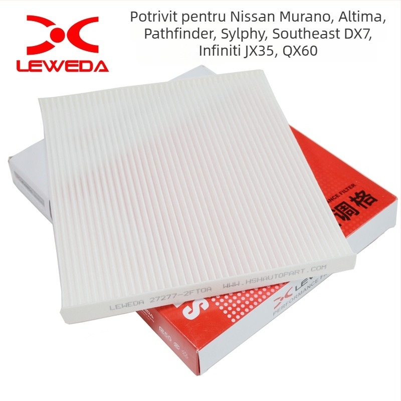 Filtru de climatizare LEWEDA, model 27277-2FT0A, pentru Nissan Teana, Loulan, Pathfinder, DX7 și Infiniti JX35/QX60