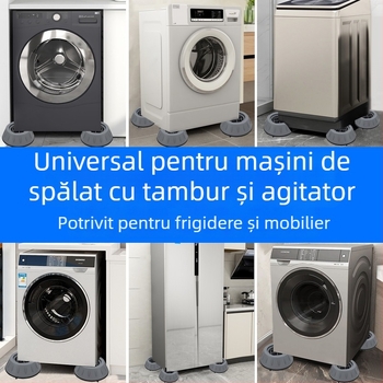 Pernă de sprijin pentru mașina de spălat – antiderapant, antișoc, înălțător pentru electrocasnice