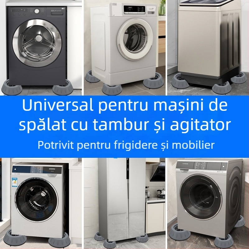 Pernă de sprijin pentru mașina de spălat – antiderapant, antișoc, înălțător pentru electrocasnice