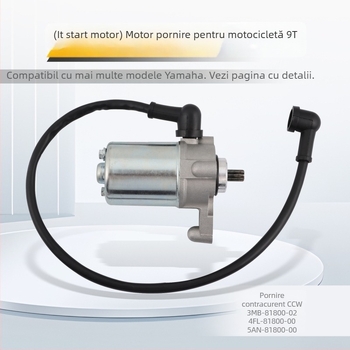 GOOFIT motor de pornire pentru motocicletă – 9 dinți, compatibil cu TDR125 DT125R DT125X; Nr. piesei 3MB-81800-02; Greutate 655 g