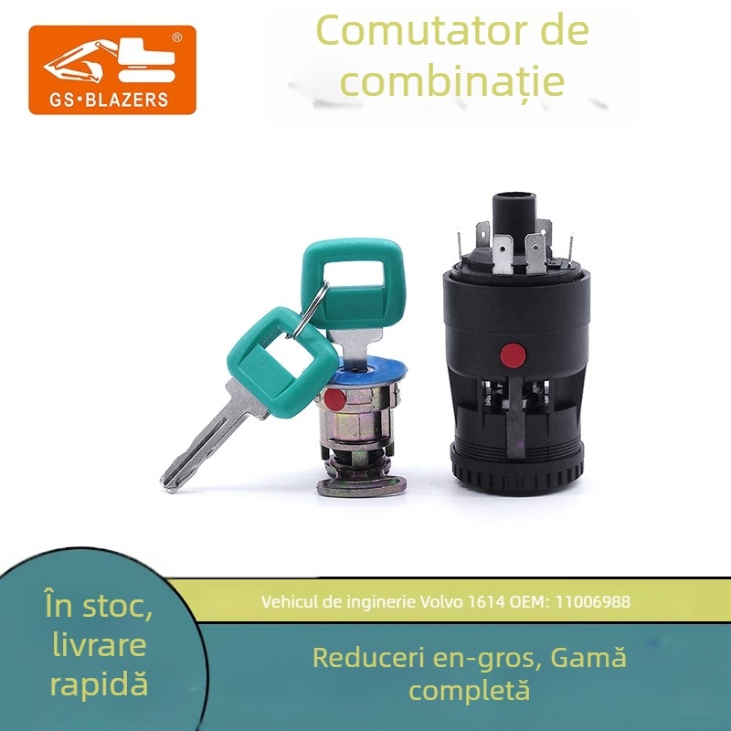 Comutator de pornire pentru excavator Volvo, numerele de piese 11006988, 15082295, 11039220