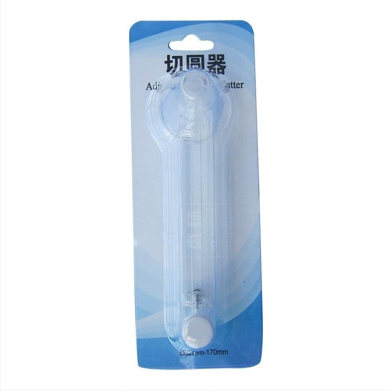 Tăietor manual de hârtie, tăietor circular din acrilic, portabil, marca Great badge