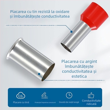 Bloc Terminal de tip Tubular, 1 Poli, EN Terminal Gol, Fengyu Electric