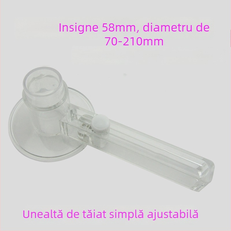 Tăietor circular manual pentru hârtie, marca Trillions, modele 25/32/37/44/58/75 mm, interval de tăiere 35–210 mm, greutate 0,5 kg, instrument portabil pentru meșteșuguri