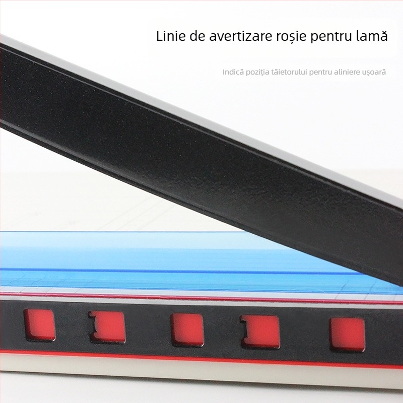 Yishen GLD-A Tăietor de hârtie A4 — manual, din metal, model 1000GLDA, capacitate de tăiere A4