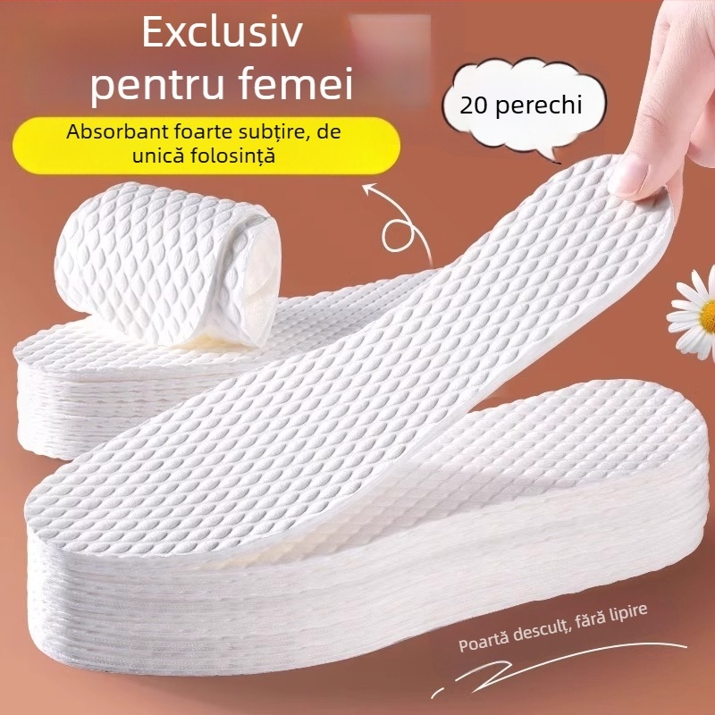 Talpă de unică folosință, absorb transpirația, respirante, îngroșate, pentru antrenamente militare, sport și călătorii (YCXXD)