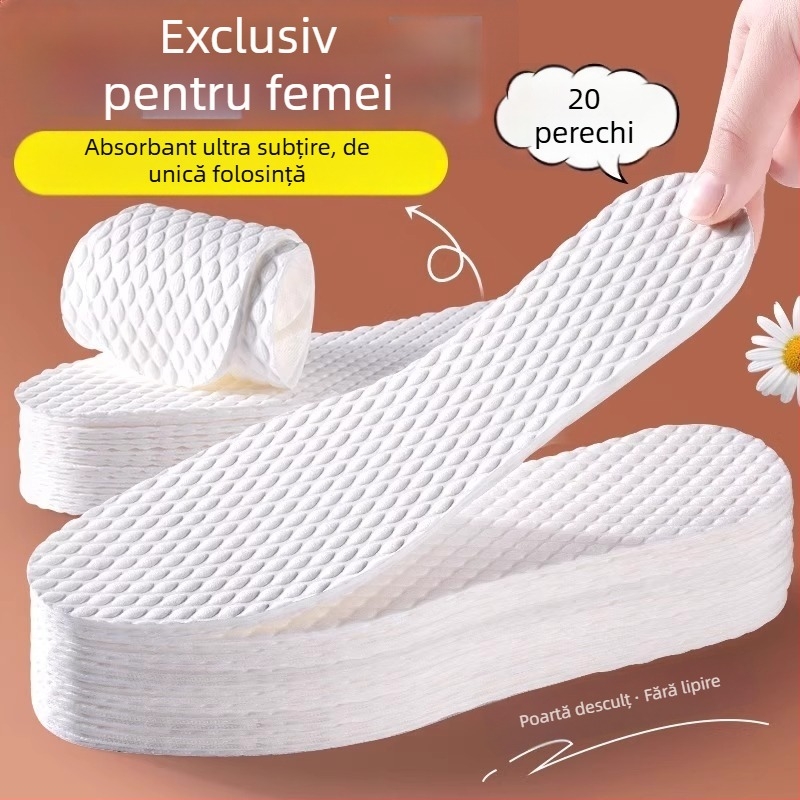 Talpă de unică folosință, absorb transpirația, respirante, îngroșate, pentru antrenamente militare, sport și călătorii (YCXXD)
