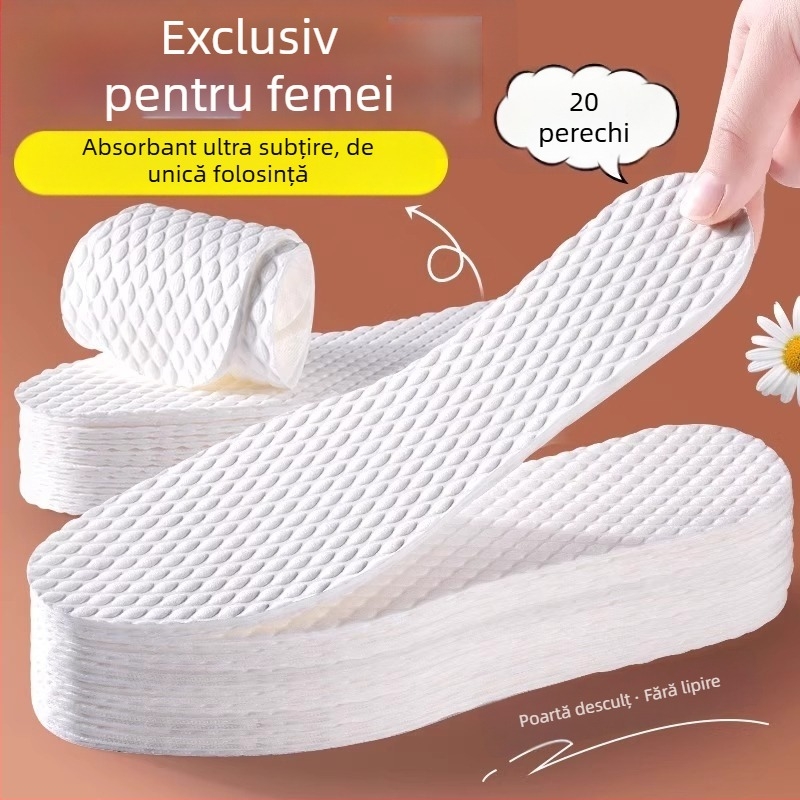 Talpă de unică folosință, absorb transpirația, respirante, îngroșate, pentru antrenamente militare, sport și călătorii (YCXXD)