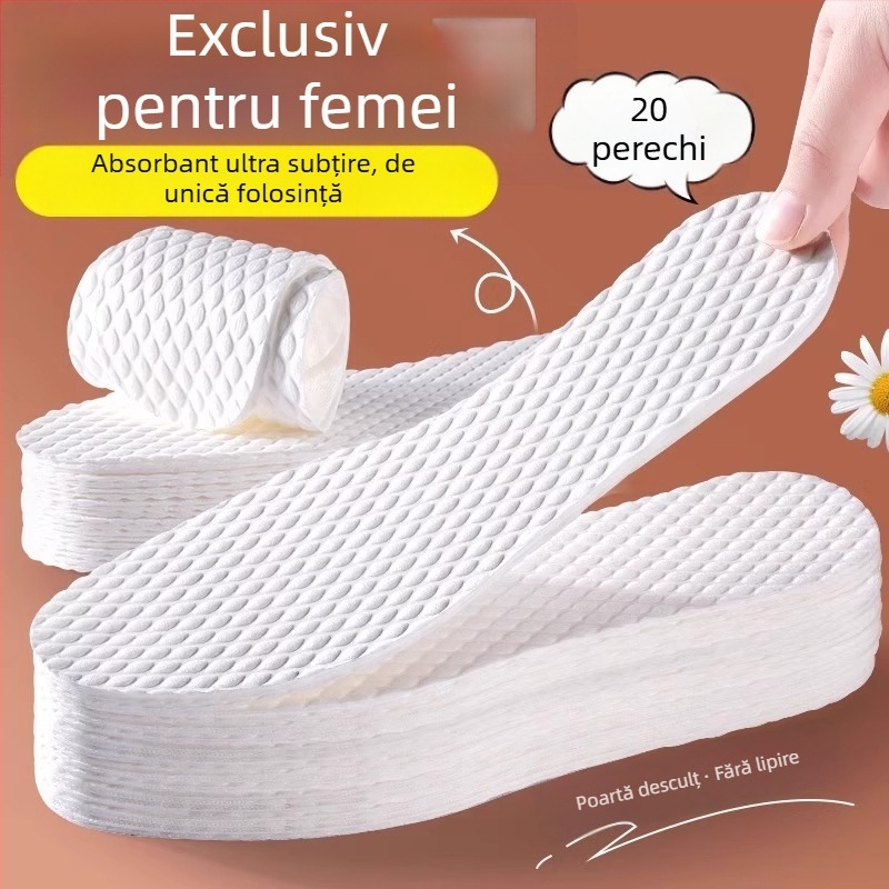 Talpă de unică folosință, absorb transpirația, respirante, îngroșate, pentru antrenamente militare, sport și călătorii (YCXXD)