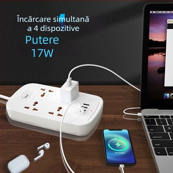 Jishun prelungitor Type-C, flame retardant, 10A, 250V AC