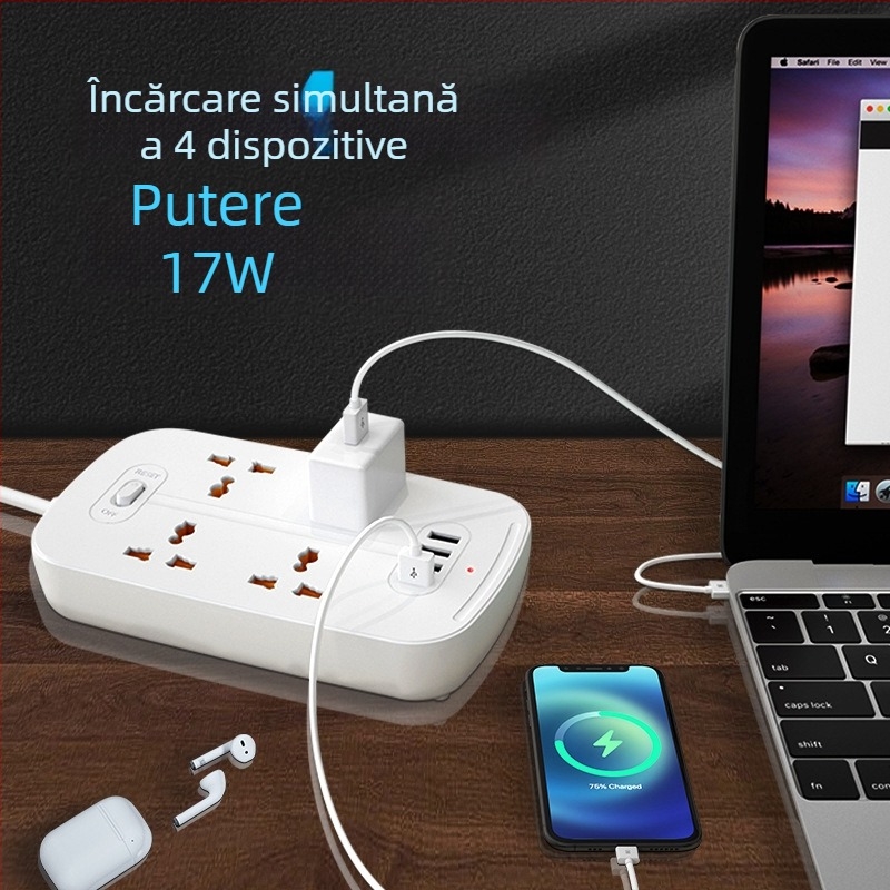 Jishun prelungitor Type-C, flame retardant, 10A, 250V AC