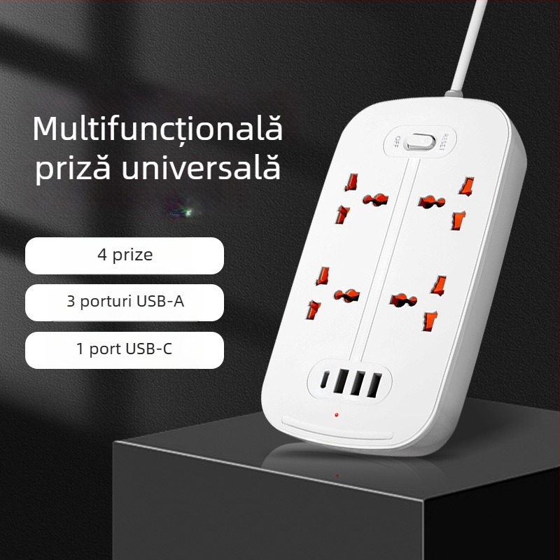 Jishun prelungitor Type-C, flame retardant, 10A, 250V AC