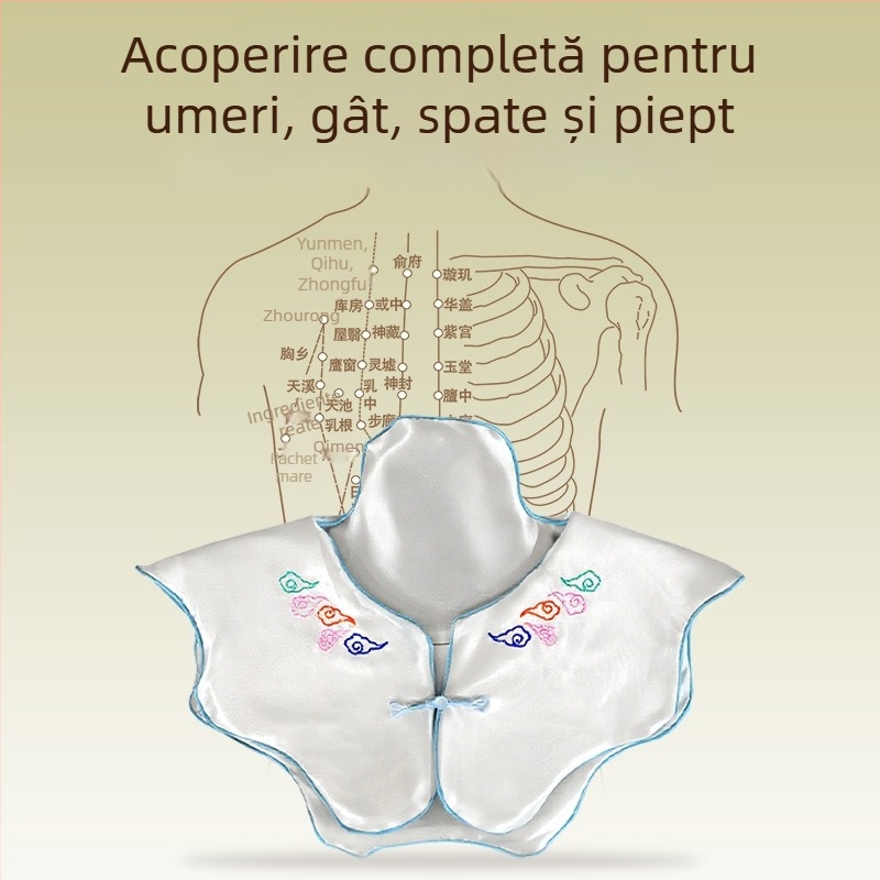 Ai Chuang Protecție electrică pentru umăr și gât cu compresie caldă Mugwort pentru masaj de îngrijire a sănătății