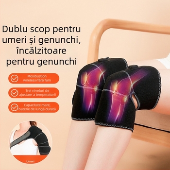 Pernă USB încălzitoare pentru umeri și genunchi de la Jessicaqi (6V, 5W, 40-43°C, control wireless, CE)