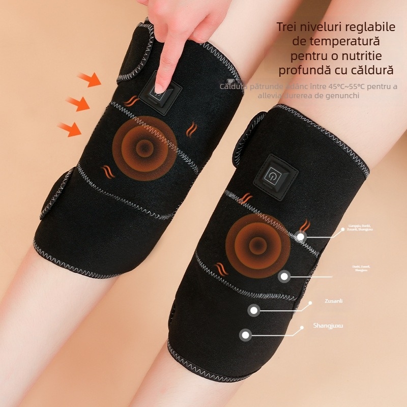 Pernă USB încălzitoare pentru umeri și genunchi de la Jessicaqi (6V, 5W, 40-43°C, control wireless, CE)