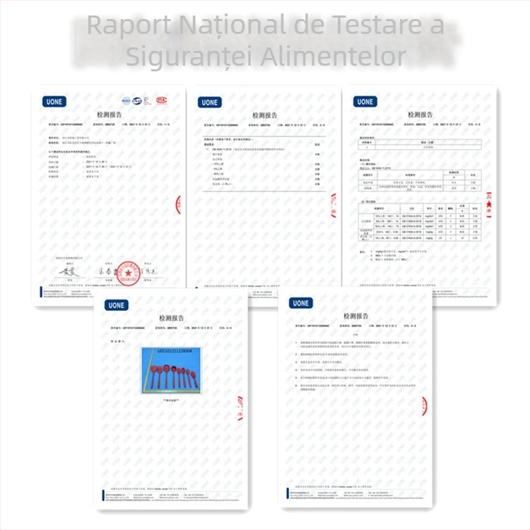Lingură de bucătărie din silicon, rezistentă la temperaturi înalte, antiaderentă, antiderapantă, mâner din silicon