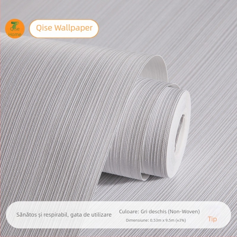 Tapet din țesătură nețesută – model 3D cu dungi, construcție din trei straturi, design abstract, fără adeziv autoadeziv (lipici vândut separat)