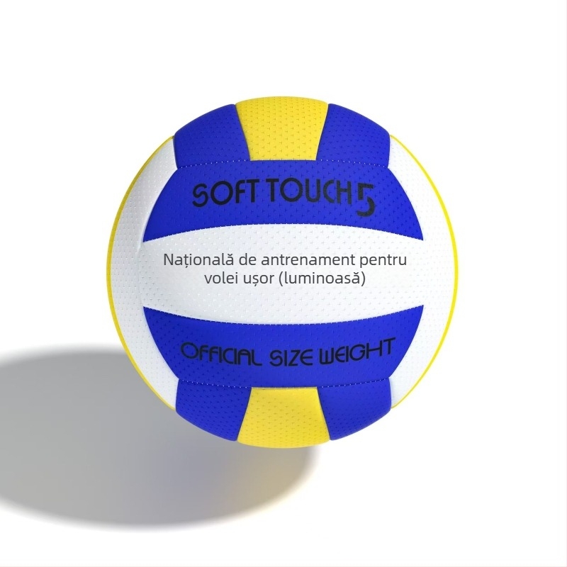 Volei cu aer – minge de volei pentru competiții în sală, PVC, cusută la mașină, siglă imprimată, personalizare disponibilă