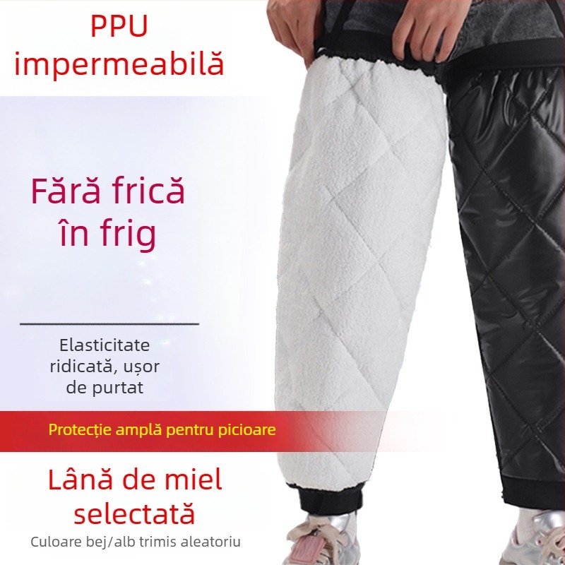 Încălzitoare pentru genunchi și gleznă pentru motociclete electrice – toamnă/iarnă, protecție împotriva vântului pentru genunchi și picioare, unisex